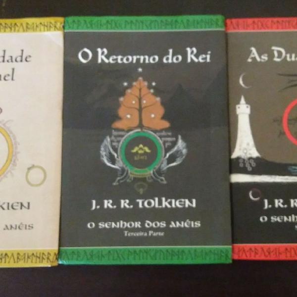 trilogia o senhor dos anéis edição rara