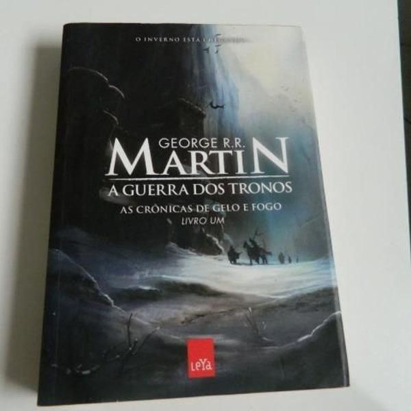 três primeiros livros as crônicas de gelo e fogo