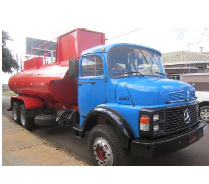 CAMINHÃO MB 2220 PIPA ANO 1988 TRUCK DIREÇÃO