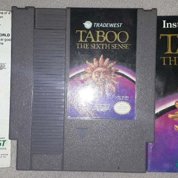 CARTUCHO TABOO:THE SIXTH SENSE NES