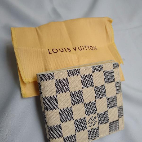 Carteira Masculina Louis Vuitton Branca