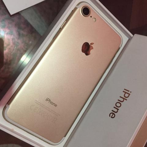 IPhone 7 gold 32gb com nota fiscal