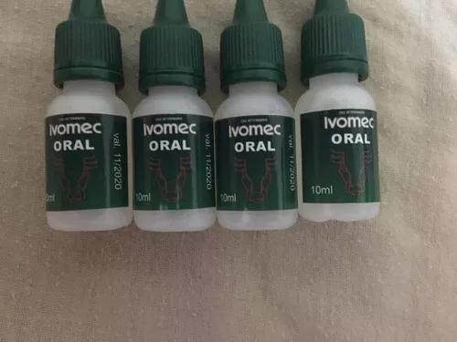 Ivomec Oral 10 Ml Fracionado Melhor Vermífugo P/pássaros