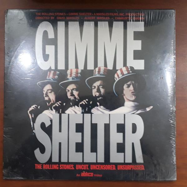 LDV Laser Disc Video. Rolling Stones, Gimme Shelter 1991,