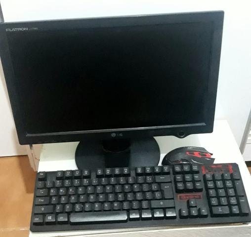 Monitor LG+ teclado e mouse sem fio