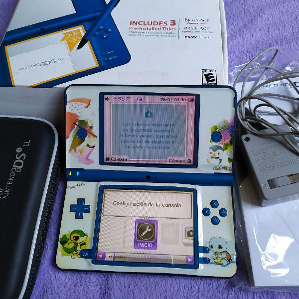 Nintendo DSiXL Azul com Caixa