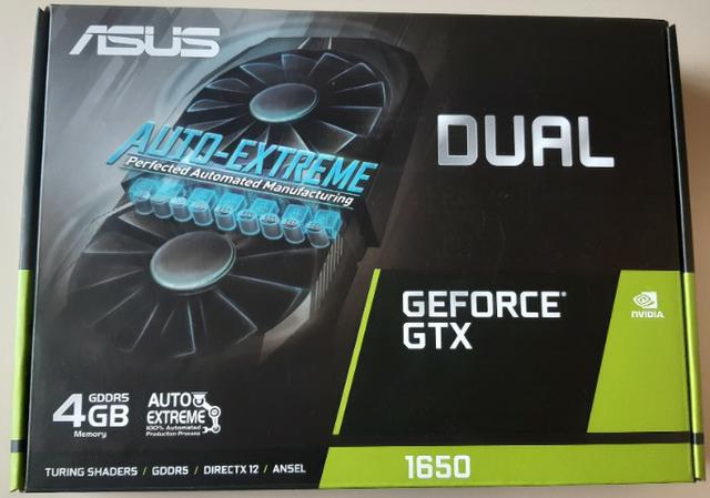 Placa de Vídeo Geforce GTX 1650 asus 4GB Dual