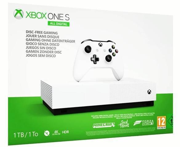 Promoção Xbox one S 1tb, Lacrado Novo, 12x 92,00