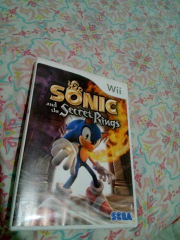 Sonic and the secret rings wii americano usado 50 reais