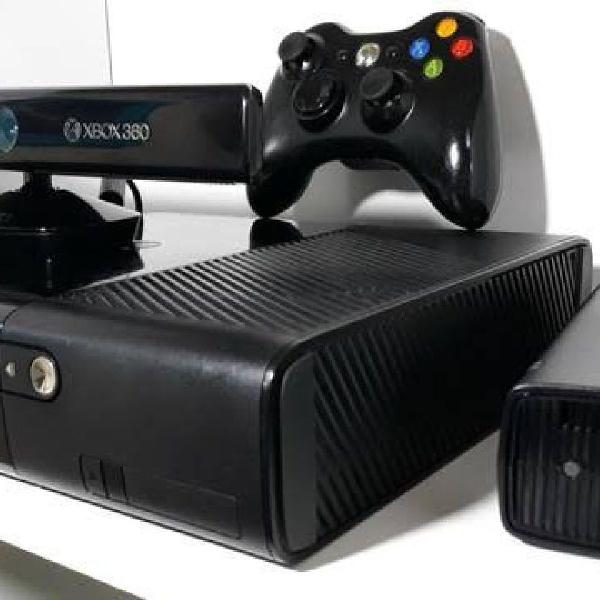 Xbox 360 Super Slim + Kinect + 3 jogos originais