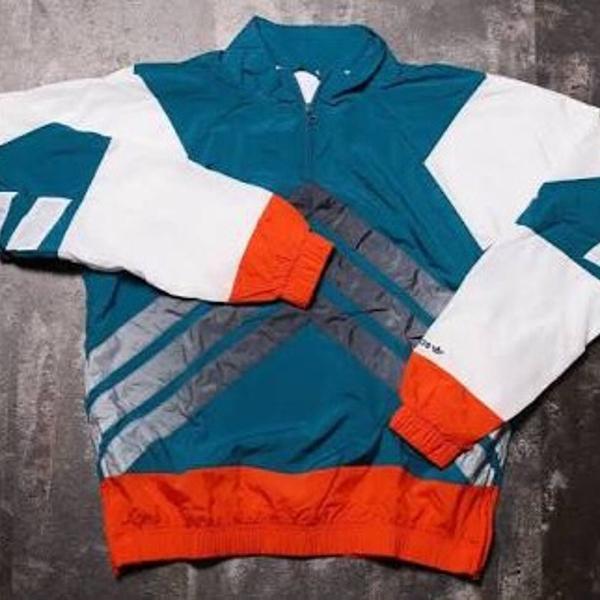 adidas v stripes windbreaker