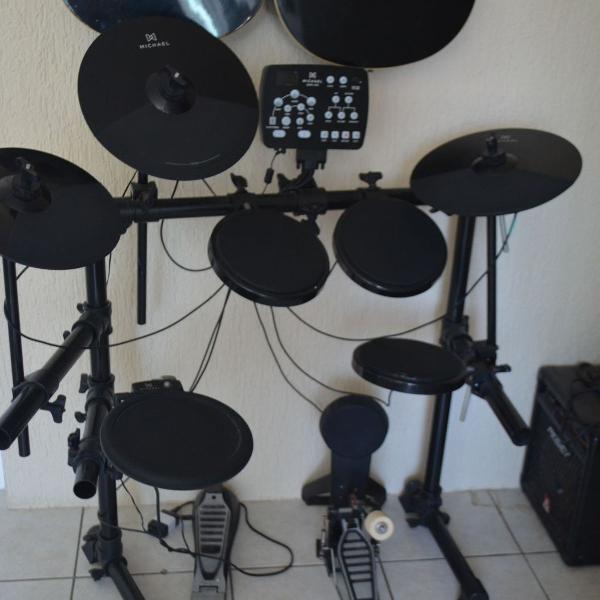 bateria eletrônica michael ddm-100