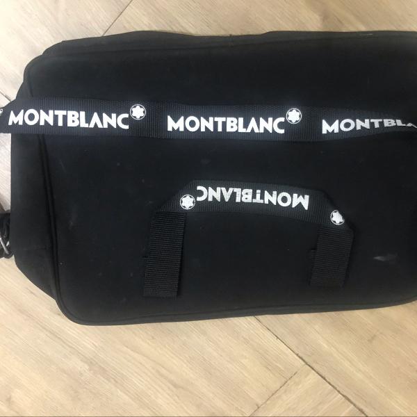 bolsa masculina mont blanc