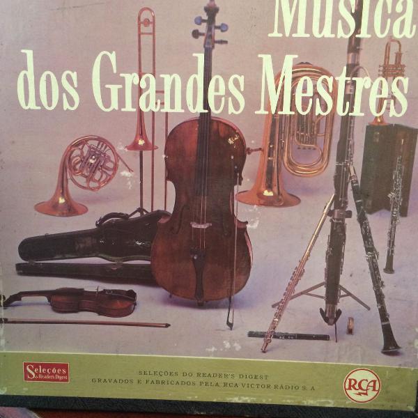 box música dos grandes mestres - 11 discos