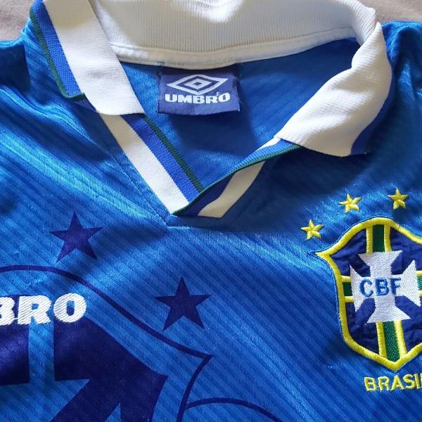 camisa oficial seleção brasileira 1993 tamanho g