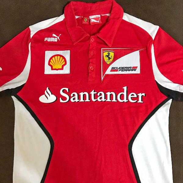 camisa polo ferrari