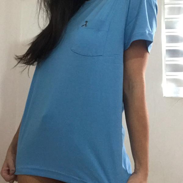 camiseta básica azul