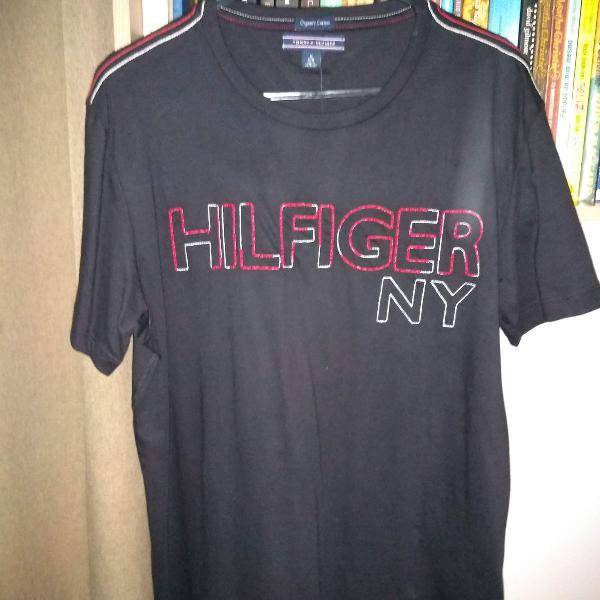 camiseta tommy hilfiger original tamanho m preta nunca usada