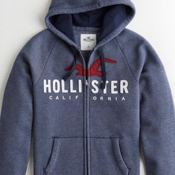 cascão jaqueta hollister masculino original