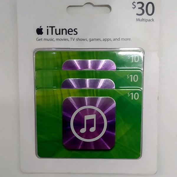 gift card itunes 30 dolares