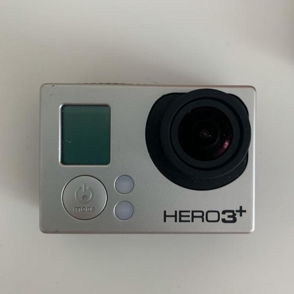 gopro hero 3+ com sticker, capa e bateria