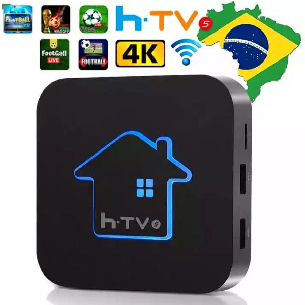 htv box 5 receptor tv via internet 200 canais