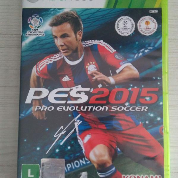 jogo xbox360 pro evolution soccer pse2015