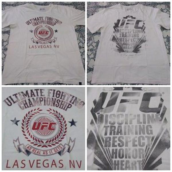 kit em promoção 2 camisetas oficial ufc, tamanho gg