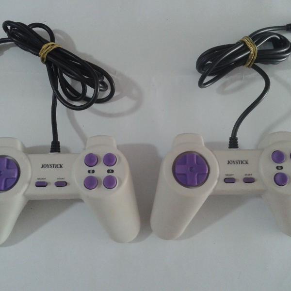 par de controles joystick usb para pc