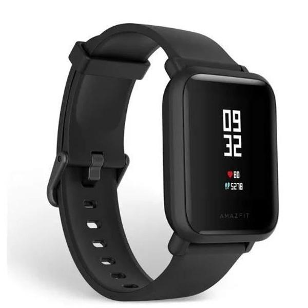 r$ 330 relogio xiaomi smartwatch amazfit bip lite - preto