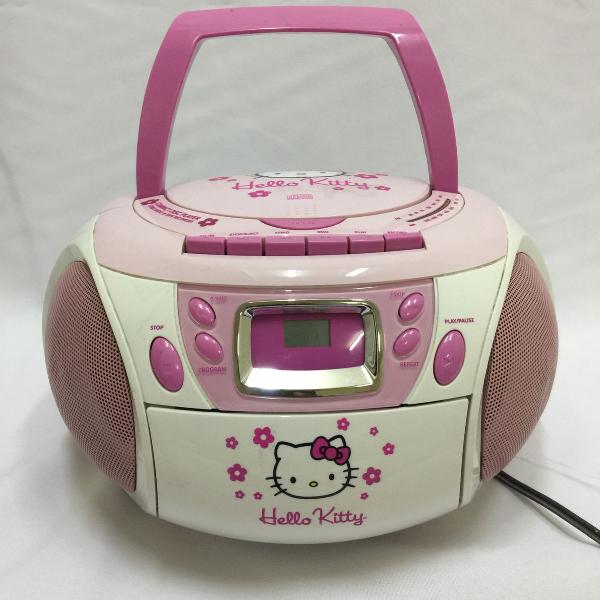 radio portátil infantil - hello kitty - sanrio co.