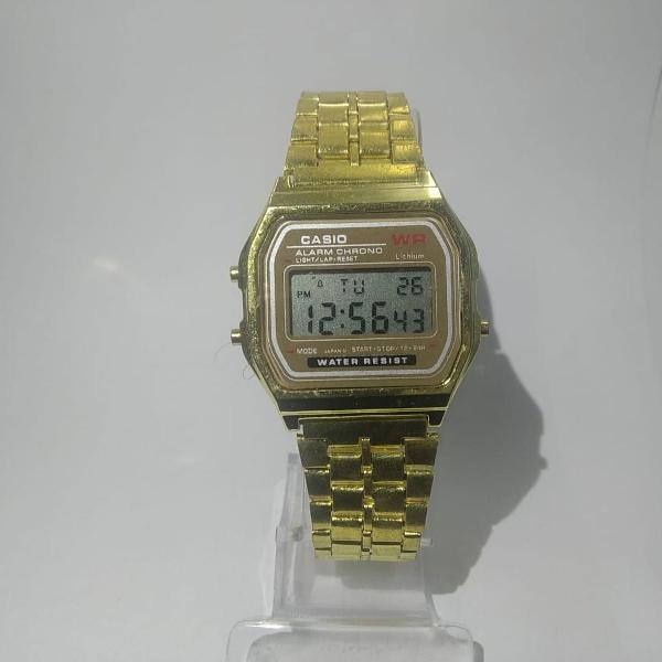 relógio casio gold