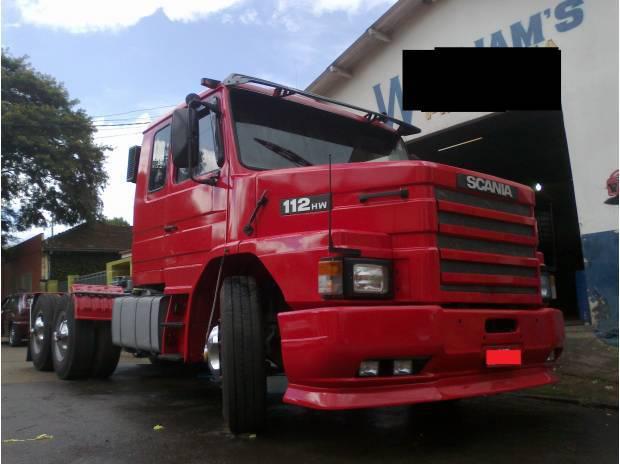 scania 112 360 hw, trucado avista.ou troca por scania 124