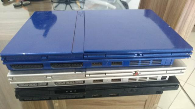 3 Consoles com defeito Playstation 2