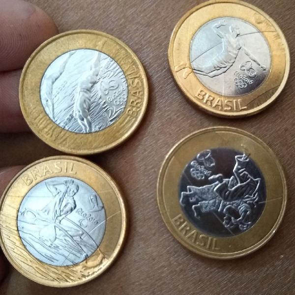 4 moedas das olimpíadas