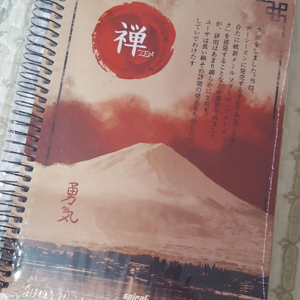 Caderno 200fls Capa Tema Chinês