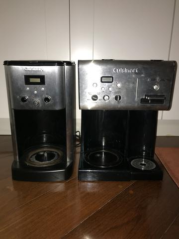 Cafeteiras Cuisinart quebradas. Não ligam. R$0