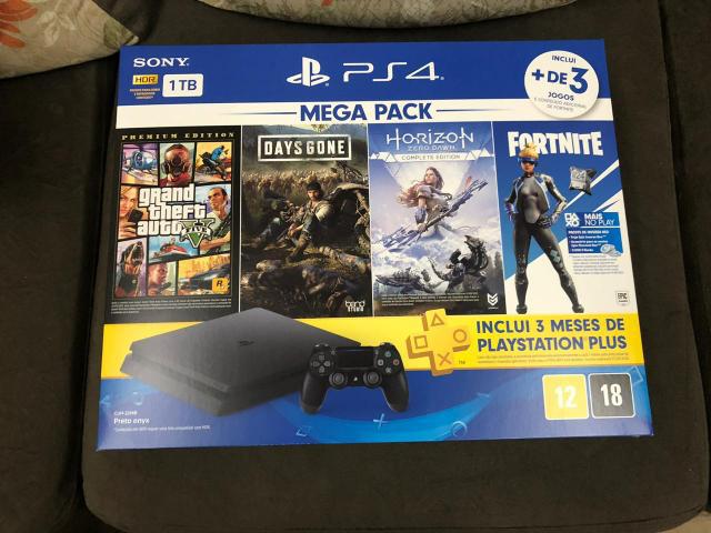 Console Playstation 4 Slim 1TB Bundle Hits FIFA 20 modelo