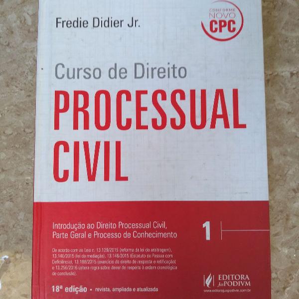 Curso de Direito Processual Civil de Fredie Didier