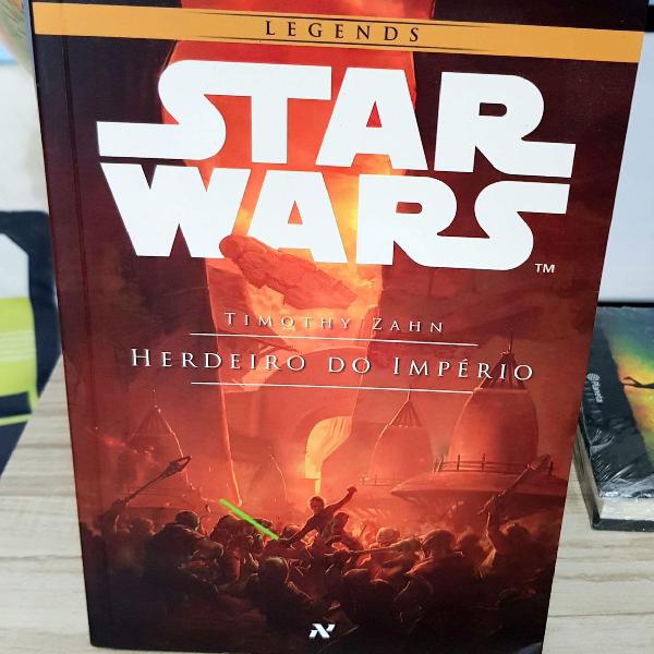 Kit livro Herdeiro do Império (Star Wars) + bracelete de