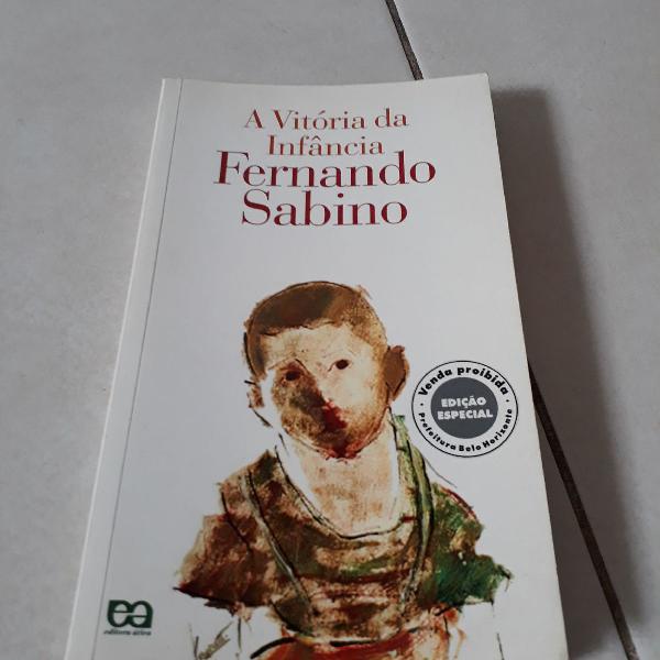 Livro A Vitória da Infância - Fernando Sabino