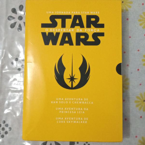 Livros Star Wars 3 livros