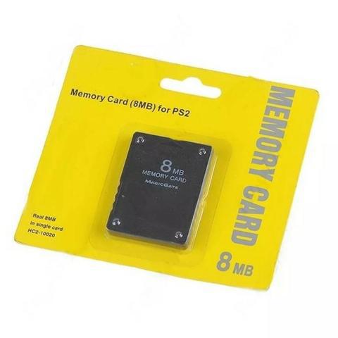 Memory Card 8 e 16 Mb Para Playstation 2 Ps2