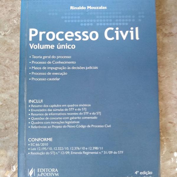 Processo Civil - Volume Único