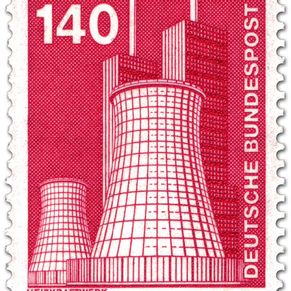 Selo: Deutsche Bundespost: Heizkraftwerk (1975)