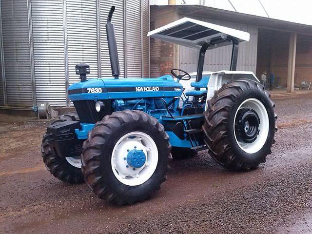 TRATOR NEW-HOLLAND 7.630 ANO 1999 DIREÇÃO 4X4
