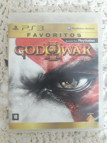 Vendo jogo original PS3 God of war 3