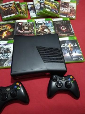 XBOX 360 com 14 jogos