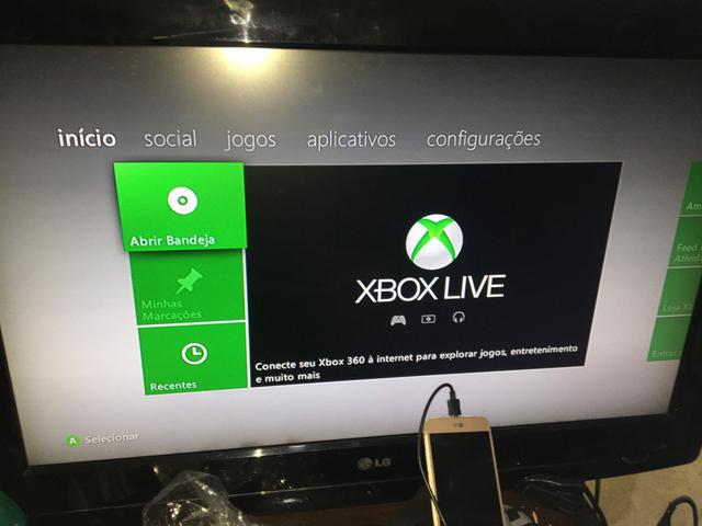 Xbox 360 semi novo