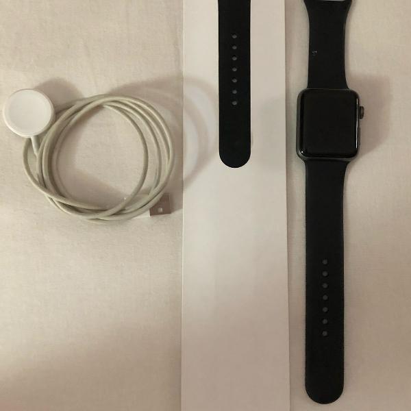 apple watch série 3 - 42mm preto